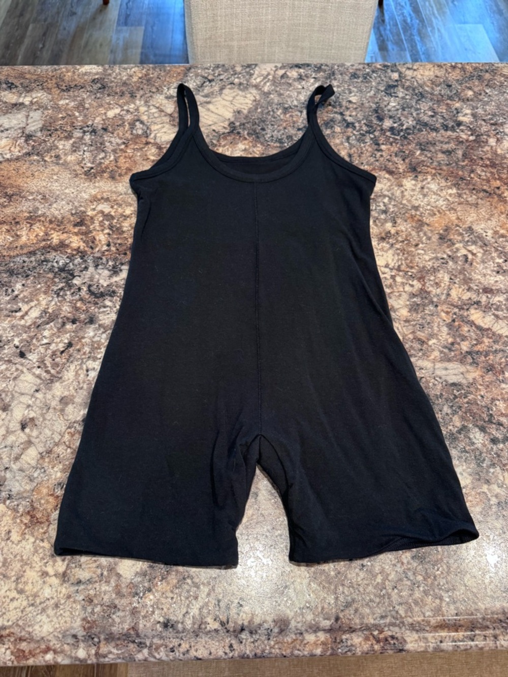 nuuds Black Tank Romper with Printed Inner Label - Picture 4 of 4